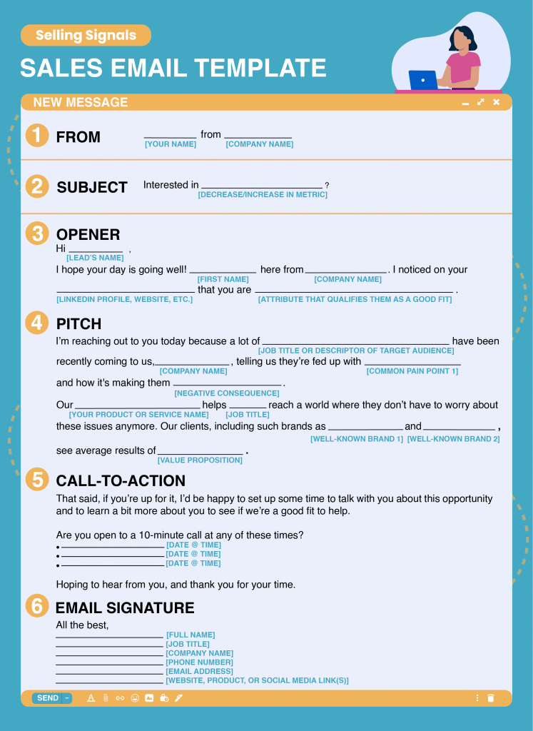 free sales email template