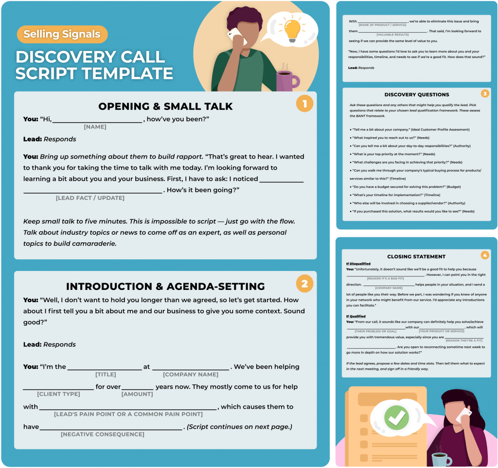 free discovery call script template