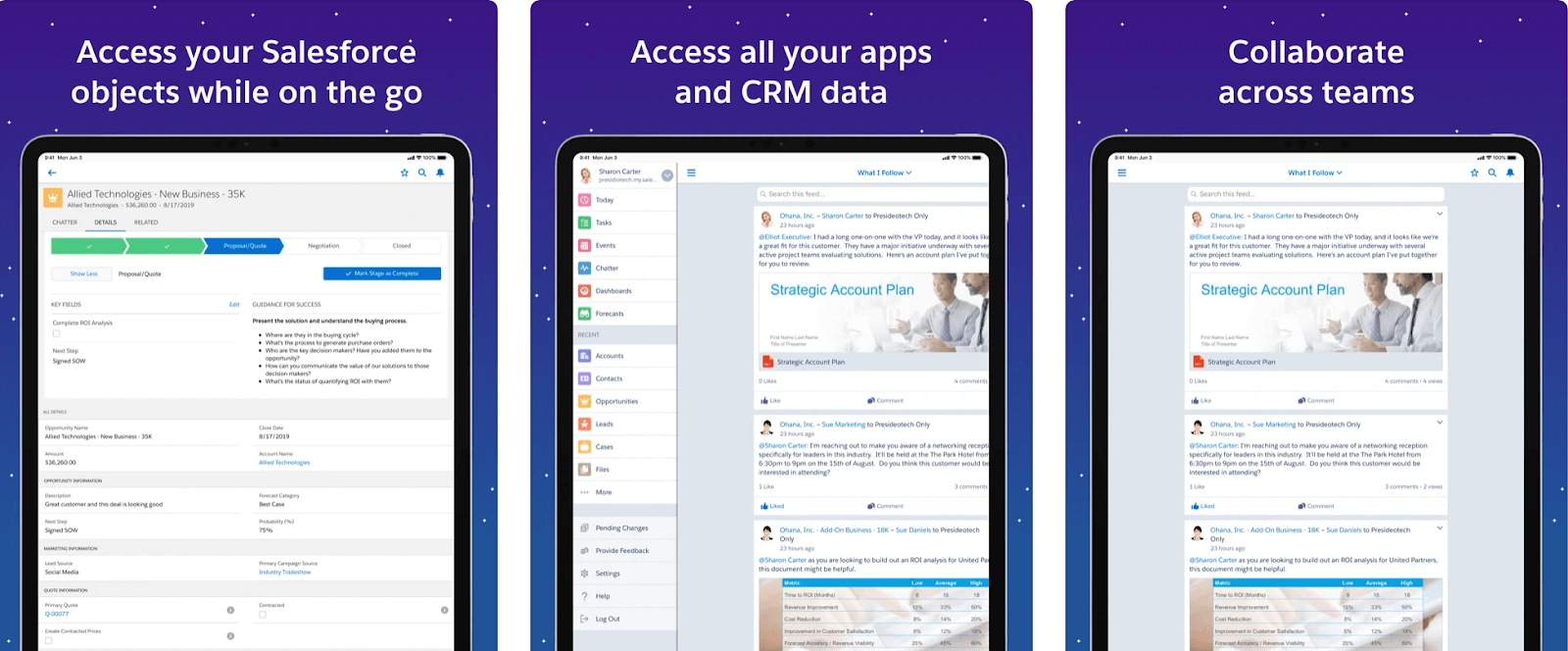 Salesforce mobile app