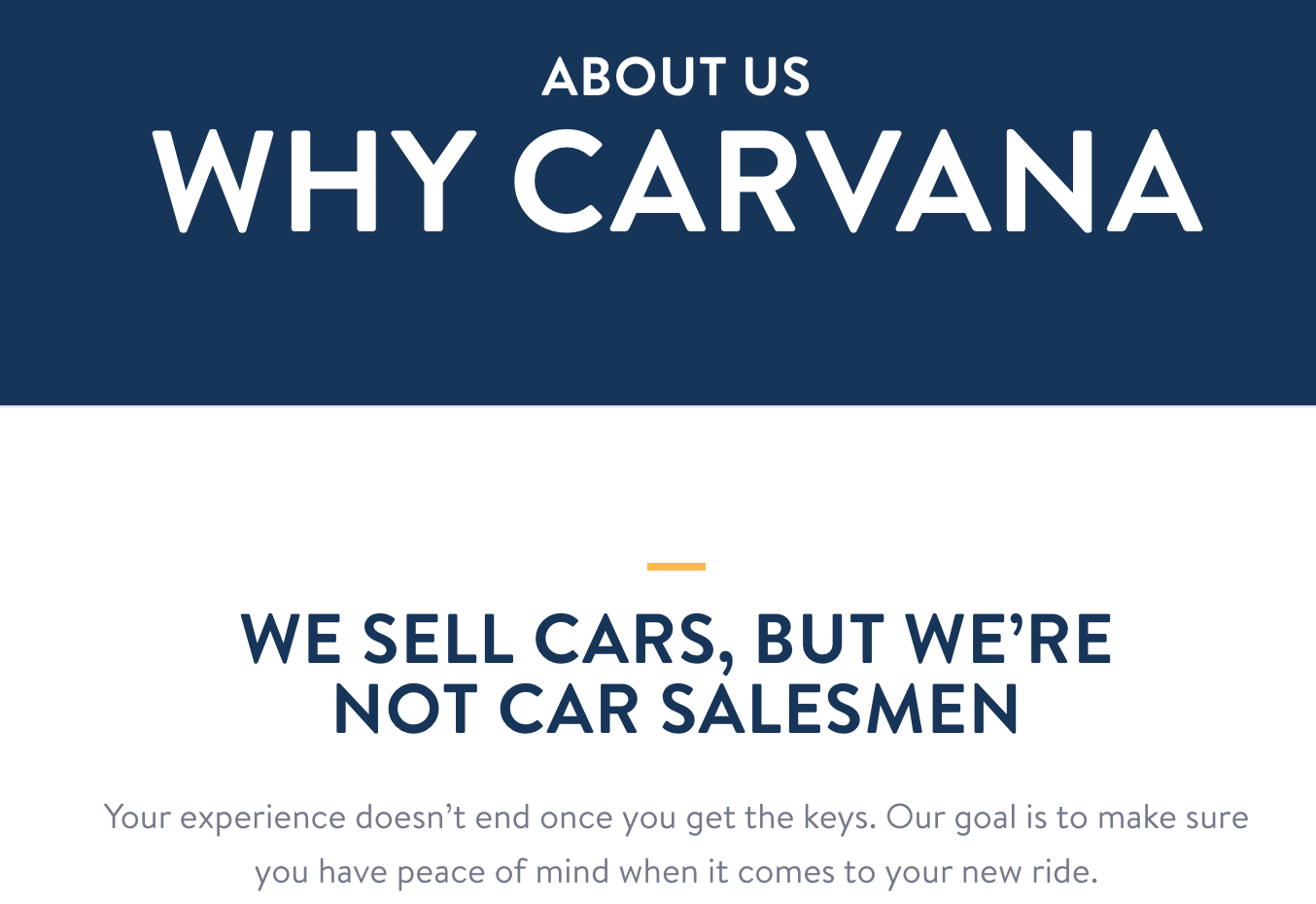 Carvana USP Example