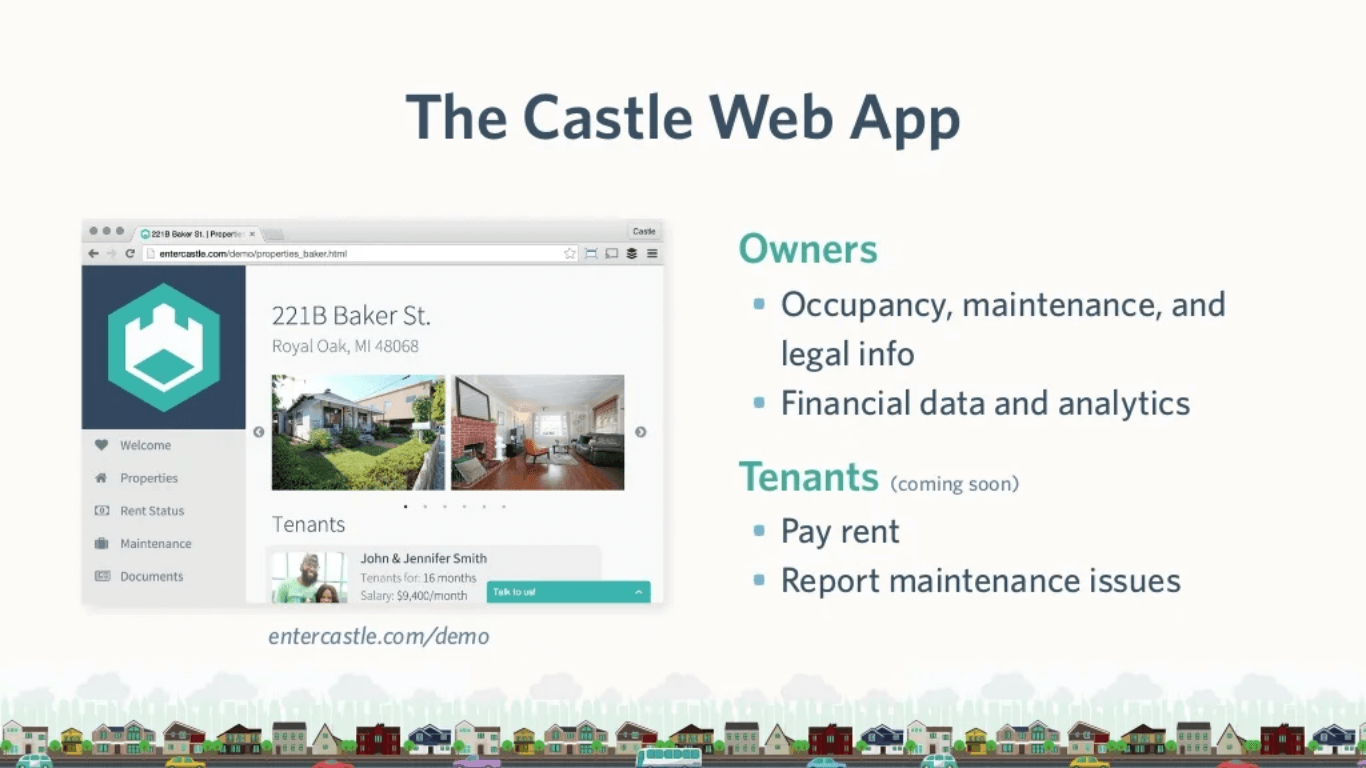 Castle product sales deck example