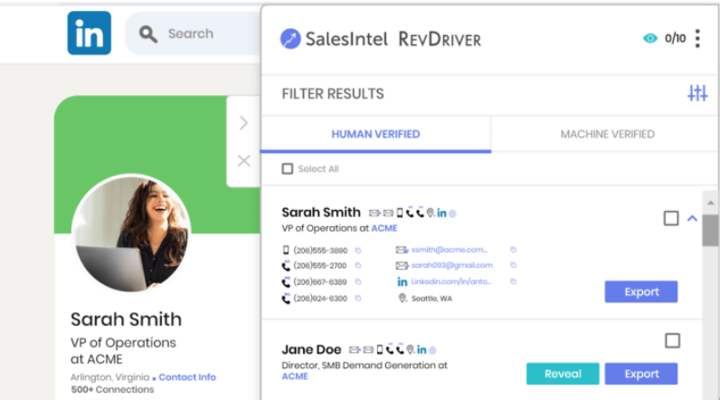 RevDriver Chrome extension